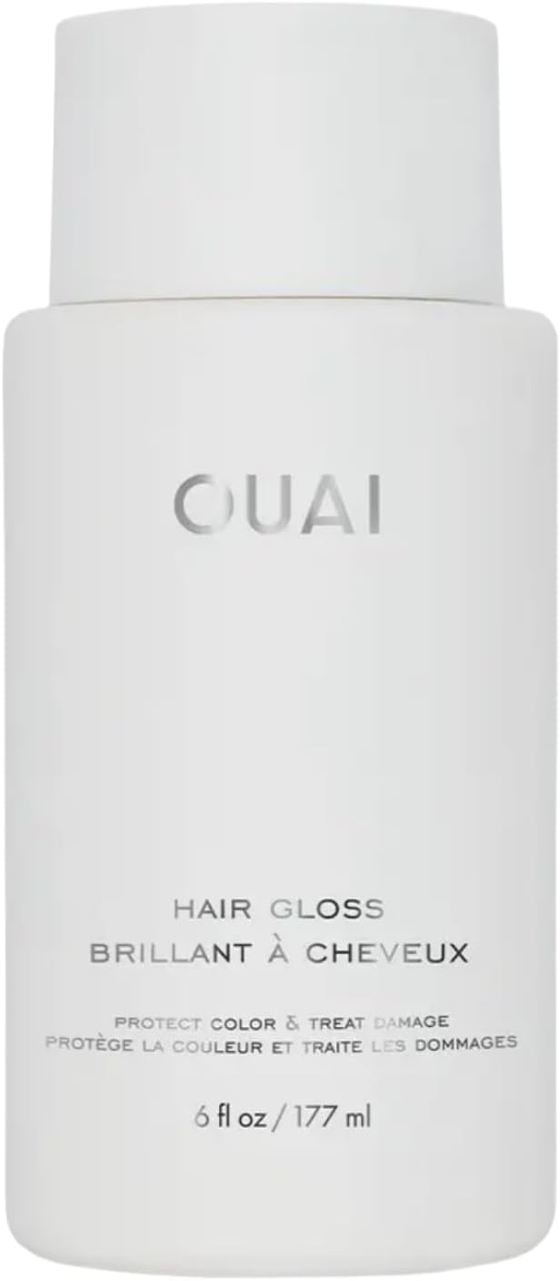 OUAI Hair Gloss - In-Shower Shiny Hair Treatment with Frizz Control - Heat Protectant Hair Glaze Infused with Hyaluronic Acid, Rice Water + Panthenol - Paraben, Phthalate & Sulfate Free (177ml)