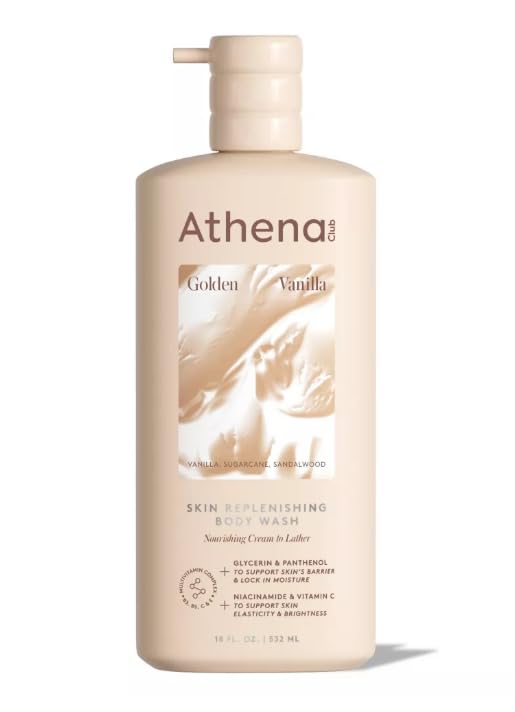 ~New~At~hena Club Skin Replenishing Body Wash - Golden Vanilla - 18 fl oz Pk 1