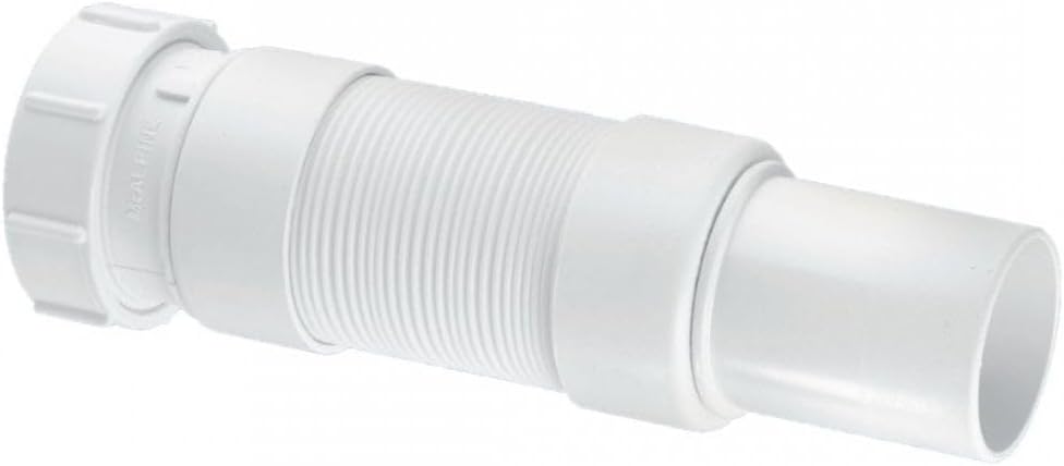 McAlpine FLEXCON6 Flexible Fitting Universal Connector, White