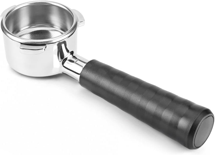 54mm Bottomless Portafilter Compatible with Breville Barista Series, BENFUCHEN Bottomless Portafilter for Breville BES870/BES878/BES875/BES880 Espresso Machine, Filter Basket Included; Plastic Handle