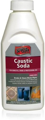 Powerful 1000G Caustic Soda Drain Cleaner - The Original & Best Sink Unblocker | Strong Caustic Soda Powder for Drains, Effective Clog Remover (0.5KG)