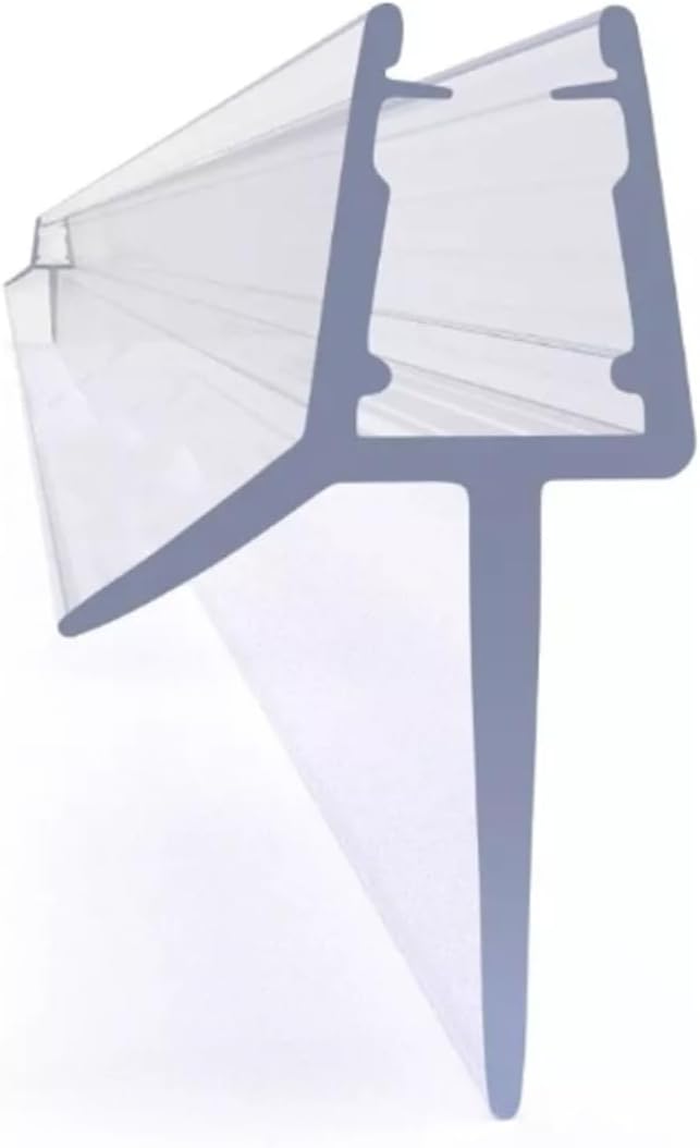 Storm Patrol™ Clear Bath Shower Screen Door Seal Strip – 4-6mm Thick Glass, for Gaps up to 18mm - 90cm Length (Straight), Adjustable Door Seal - Premium Shower Screen Seal