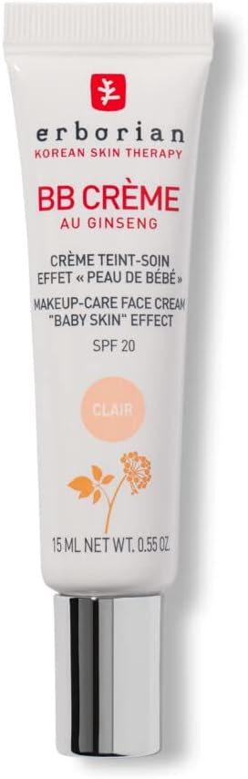 Erborian - BB Cream With Ginseng - Complexion Cream - "Baby Skin" Effect - Korean Cosmetic Treatment 5 -In -1 For SPF 20