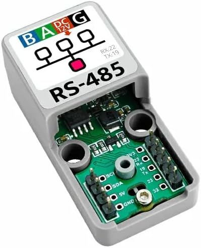 M5Stack Atomic RS485 Base, TTL to RS485 Converter, 12V to 5V DC-DC, Compatible with Atom-Matrix/Atom-Lite/ATOMS3