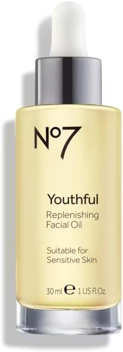 Boots No7 Youthful Replenishing Facial Oil 30ml-FOR ALL SKIN TYPES-GIVES MORE RADIANT LOOKING SKIN IN 4 WEEKS