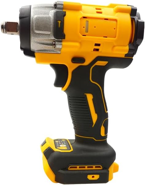 High-power impact Wrenches, bare machine, 430n.m-3600 rpm - without recoil, suitable for DeWALT batteries (tools only) - 3-in-1 impact wrench - suitable for car and home use. (style1(tool only))