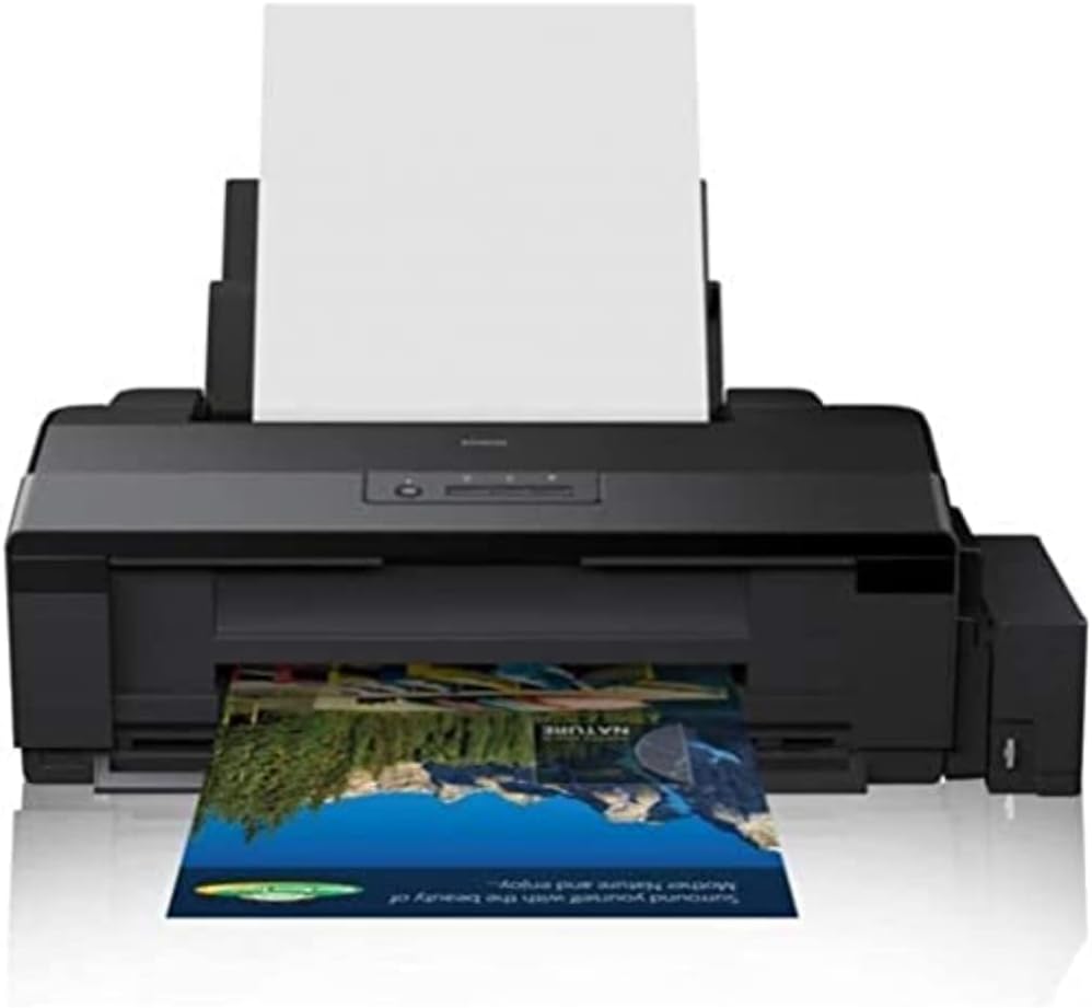 Epson L1800 Inkjet Printer Colour 5760 x 1440 DPI A3 - Inkjet Printers, Black, Cyan, Light Cyan, Light Magenta, Magenta, Yellow, 15ppm, 5.5ppm, 100 Sheets, 50 Sheets)