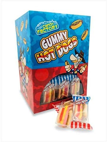 Crazy candy Factory Gummy hot Dogs