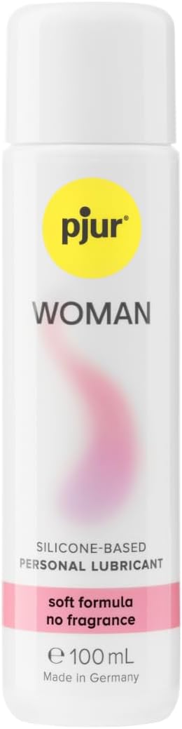 pjur Woman - Silicone-Based Personal Lubricant for Women - for stimulating Sex and Longer Pleasure - Perfect for Sensitive Skin (100ml)