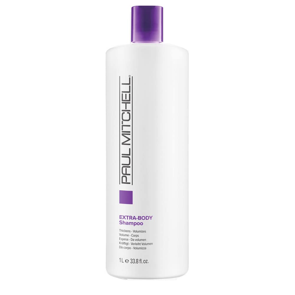 Paul Mitchell Extra-Body Shampoo, Thickens + Volumizes, For Fine Hair