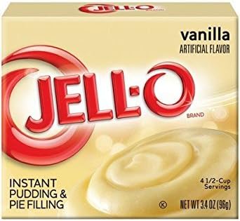 Jell-O Vanilla Instant Pudding and Pie Filling 96 g (2 Packs)