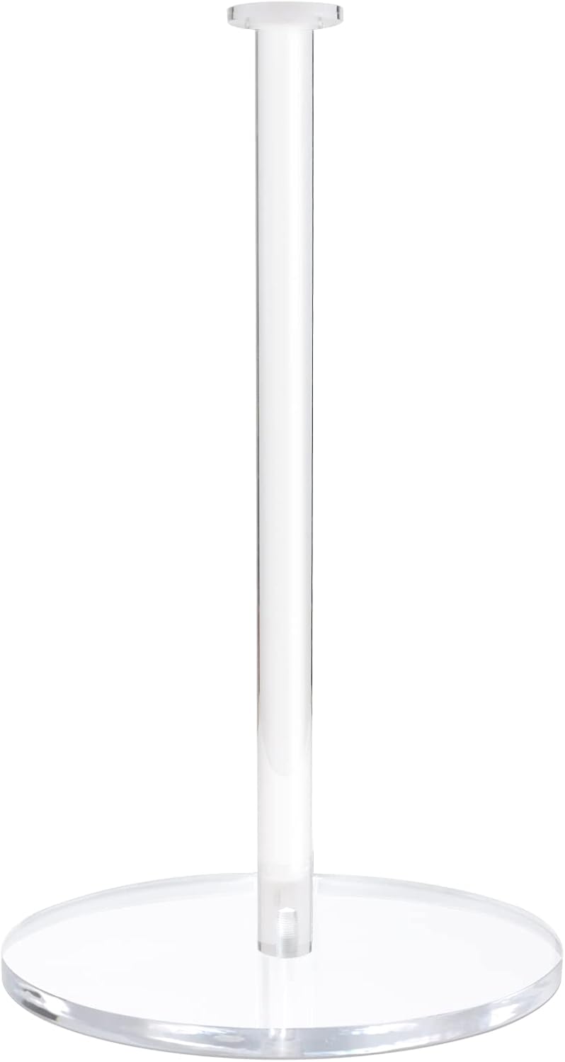Bigfety Acrylic Paper Towel Holder, Paper Towel Stand for Countertop, Clear