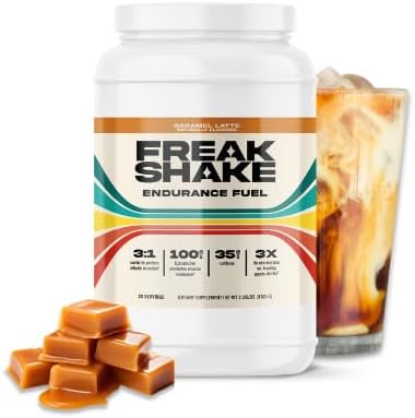 Post Workout Recovery Drink Mix (Caramel Latte Flavor) – High Carb Endurance Training Drink - Electrolytes, Complete Protein Blend, Bio-Nutrient Muscle Recovery Supplement - 20 Servings
