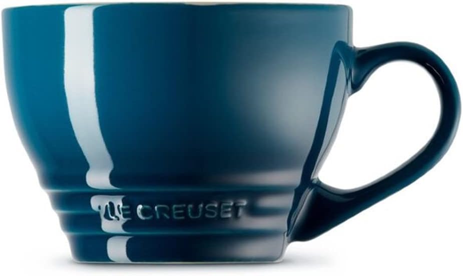 Le Creuset Stoneware Grand Mug, 400ml, Deep Teal, 70304406420002