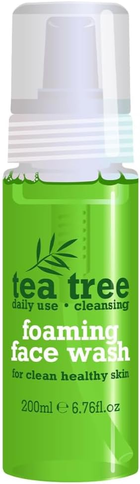 3 X TEA TREE FOAMING FACE WASH 200ml FOR HEALTHY CLEAN SKIN - DAILY USE