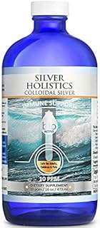 Colloidal Silver Liquid - 16 oz Glass Bottle by Silver Holisitcs