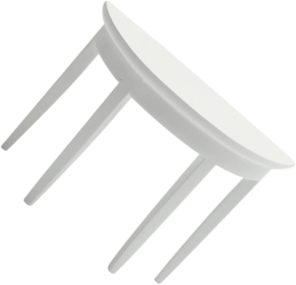 Abaodam Miniature Dining White Table 1:12 Scale Miniature Dollhouse Furniture Set for Boys and Girls Decor