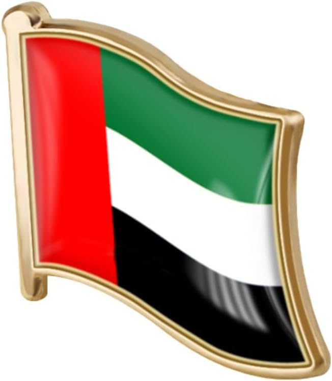 vmcoatdu Country Flag Pin Badge International Travel Brooch Metal Alloy Souvenir Pin for Hat Clothes Backpack