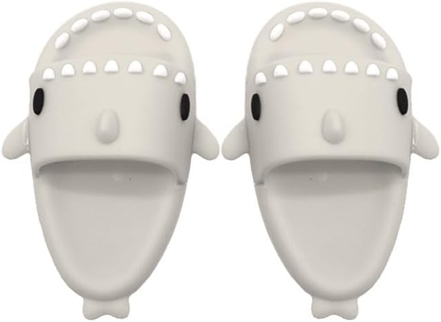 Clothing Shark Summer Sandals for Dolls - Grey Open-Toe Slippers, Cute Accessories for Photography, Display & Collectors Age Limit 15+(No Dolls)