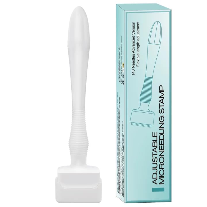 Derma Stamp Microneedle Stamp for Face Skin Gentle Personal Care at Home Beauty Tool Portable Micro Stamp for Women Men 0.25mm