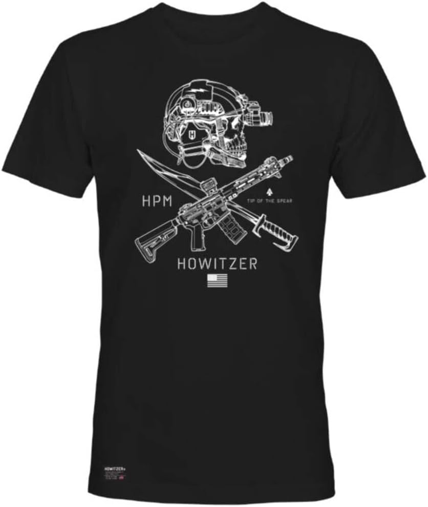 Howitzer Style Men's T-Shirt Spear Military Grunt MFG