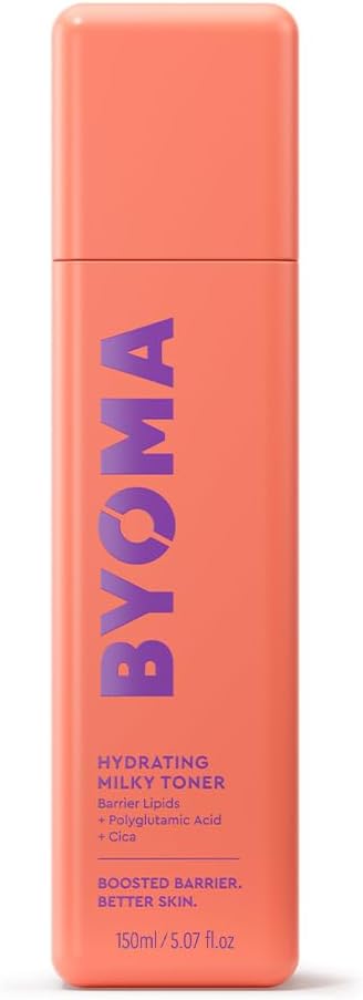 BYOMA Hydrating Milky Toner (150ml) for Dry Skin, Ultra Hydrating Toner for Face - Soothes Skin, Locks in Moisture, Reduces Redness - Barrier Repair, Vegan