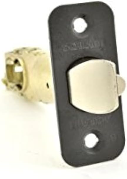 Schlage 16-211 2 3/8" or 2 3/4" Replacement Deadlatch with Triple Faceplate Opti, Aged Bronze