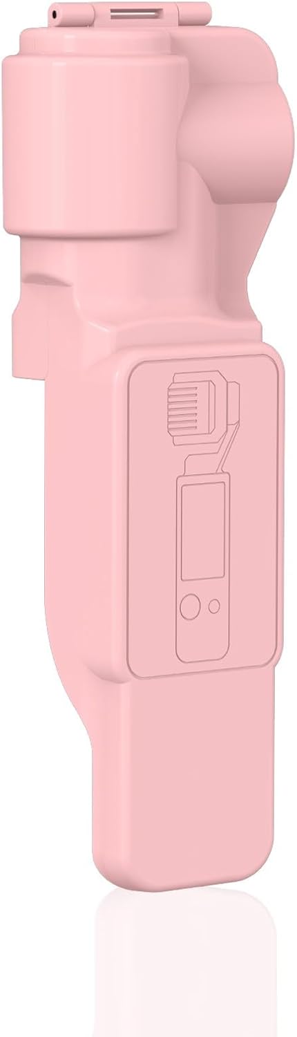 BRDRC Pocket 3 Protective Cover Case, Gimbal Lens Cap Screen Protector for DJI Osmo Pocket 3 Creator Combo Accessories (Pink)