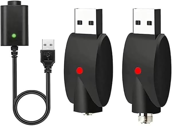 3Pcs Data USB Cable Smart Charging Reminder LED Light Compatible with All 510 Models, Suitable for Wireless Portable Soldering Iron Point Reading Pen Charging use