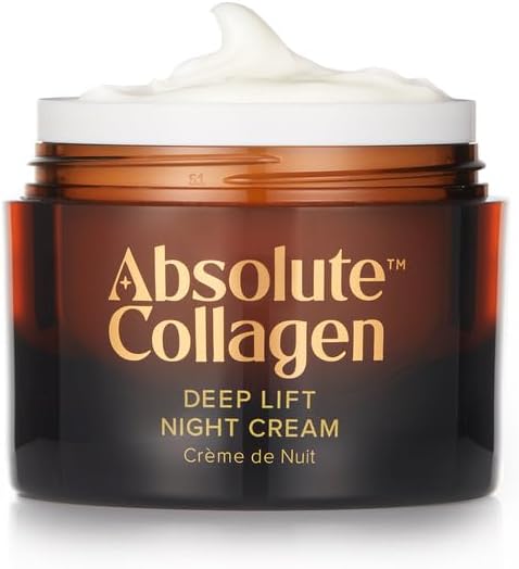 Absolute Collagen Deep Lift Night Cream 50ml - Nourishing & Hydrating - Repair & Restore Skin Barrier - Improves Skin Texture, Elasticity & Firmness - Reduce Appearance of Fine Lines - Anti-Ageing