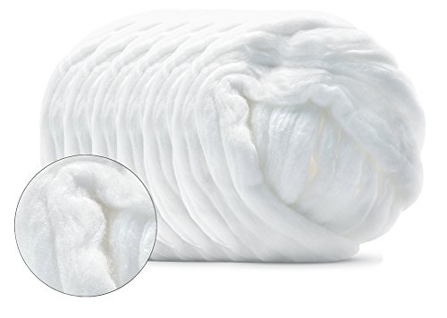 BAR5F Cotton Coil, 40 Feet Long | 100% Pure for Salons, Professional Beauty, Personal Care | Packaged in Quick Dispenser Resealable Bag