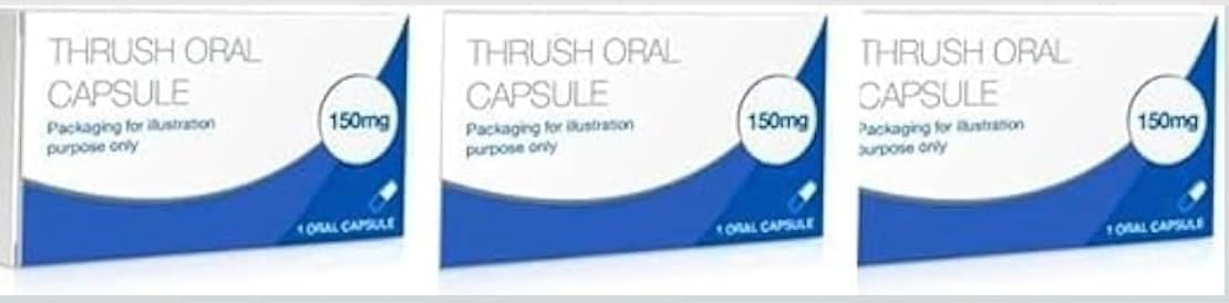 3-Pack - Oral Thrush Capsule – Targeted Internal Solution/Treatment – Read Leaflet Before Use | Multi-Pack Effective Relief