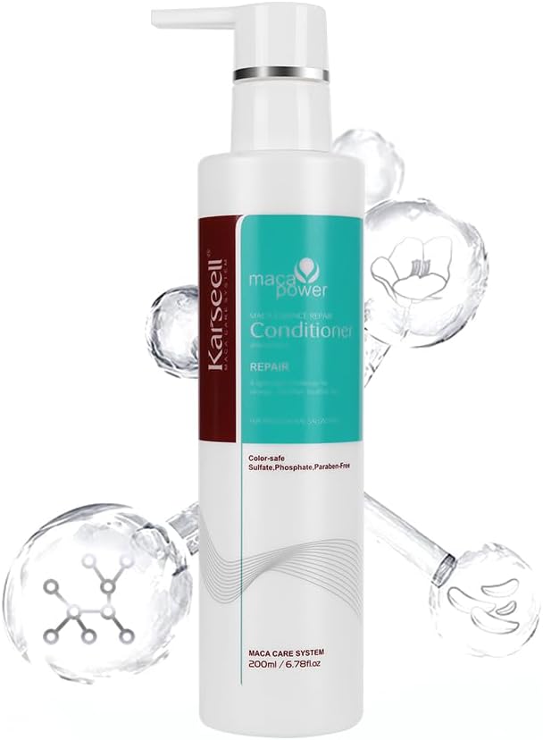 Karseell Maca Power Repair Hair Conditioner Argan Oil Collagen Hair Mask Essence for Dry Damaged Hair All Hair Types 200ml 6.78 fl.oz