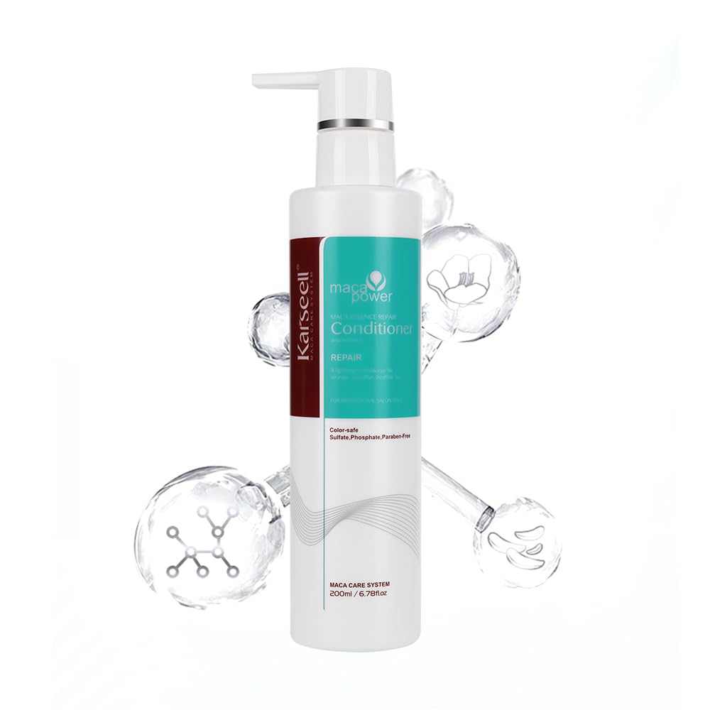 Karseell Volumizing Conditioner for Fine Hair, Lightweight Moisture Adding Volume to Flat Shine Fullness for Oily Hair 200ml 6.78 fl.oz