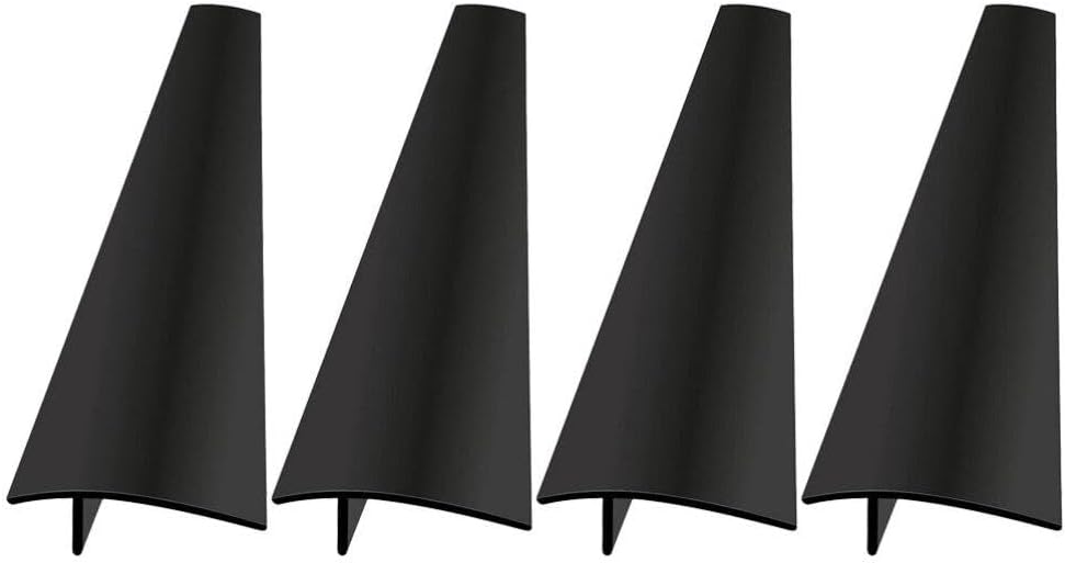 4pcs Silicone Stove Kitchen Counter Sealing Strips for Flexible Silicone Filler for Gaps Between Countertop and Stove Easy to Clean