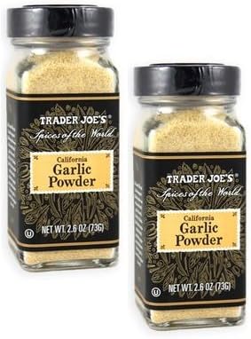 Trader Joe's Spices Of The World California Garlic Powder NET WT. 2.6 OZ (73g) - 2-PACK