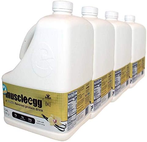 4 Gallons Vanilla MuscleEgg Liquid Egg Whites (Cage-Free)