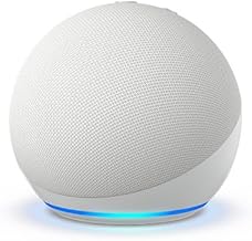 Amazon Echo Dot (5th Gen, 2022 release) | With bigger vibrant sound, helpful routines and Alexa | Glacier White