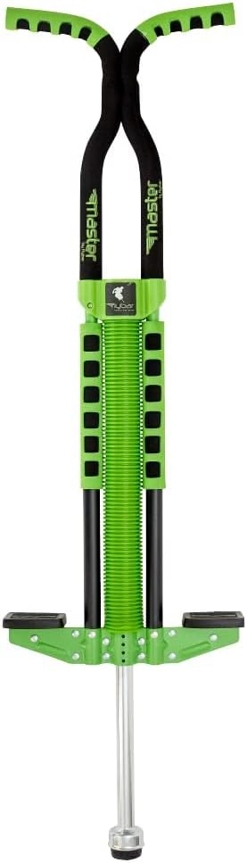 Flybar Master Pogo Stick for Kids Ages 9+, 80–160 lbs – Easy Grip Handles – Active Exercise Toy for Tweens & Teens – Outdoor Toy with Non-Slip Foot Pegs for Boys and Girls – No Assembly Needed