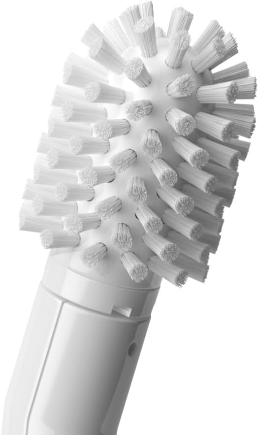 SonicScrubber - Replaceable Electric Scrubbing Brush Head - Washing Up System Bottle Brush - Medium Strength Bristles - Ideal for Cleaning Baby Bottles, Glassware & Mugs