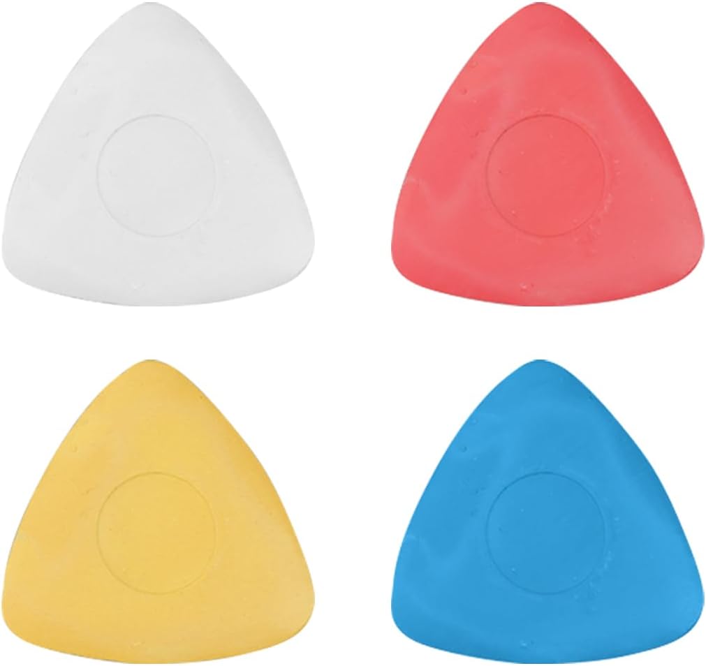 Tabanzhe Professional Tailor's Chalk Pencils - Sewing Fabric Marking and Tracing Set, Sewing Notions,Sewing Marker， 4 Pieces in 4 Assorted Colors