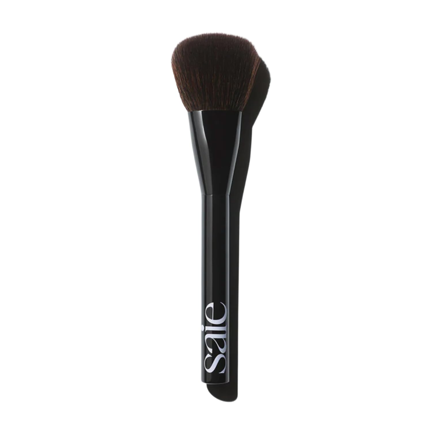 Saie Powder Blush Brush - Fluffy, Tapered Pressed or Loose Powder Brush for Easy Pickup, Diffused Application + Minimal Fallout - Made with Vegan, Cruelty-Free Synthetic Bristles (1 Count)