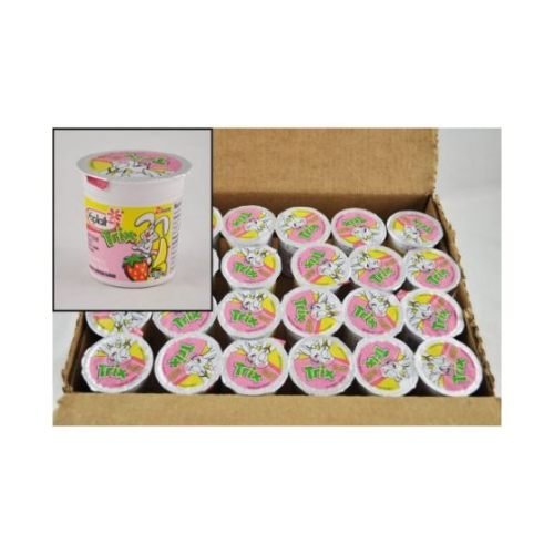 Yoplait Trix Strawberry Banana Bash Yogurt, 4 Ounce - 48 per case.