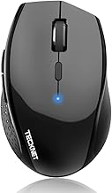 TECKNET Bluetooth Mouse, 4800 DPI Computer Mouse, 2-Year Battery Wireless Mouse 6 Adjustable DPI, 6 Buttons Compatible with Laptop/Windows/Computer