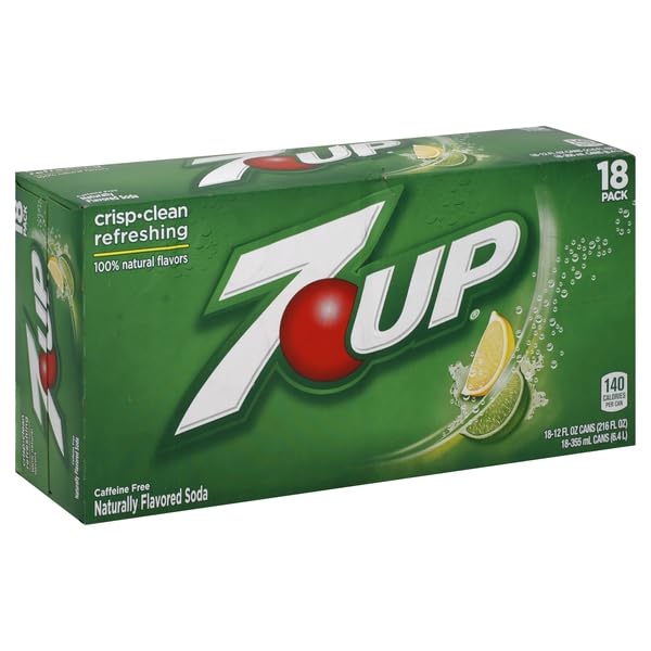 7 Up Soda 12 oz, 18pk