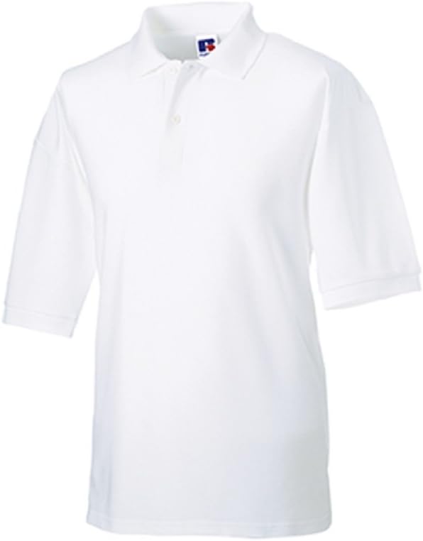 Jerzees polo shirt white size XL