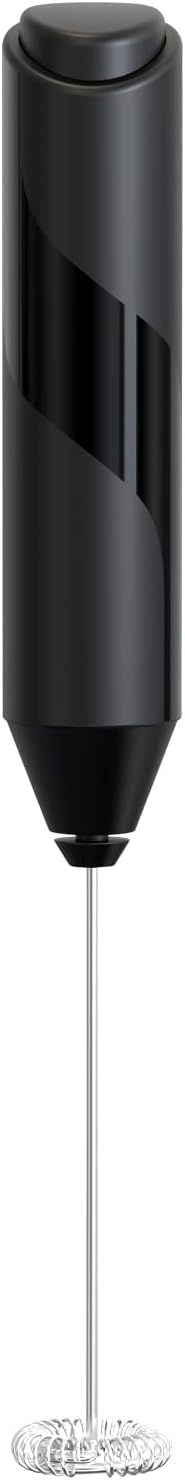 COKUNST Milk Frother Handheld, Battery Powered Drink Mixer for Matcha Coffee, Electric Portable Whisk Drink Mixer Mini Foam Maker for Hot Chocolate Frappe Latte(No Stand)