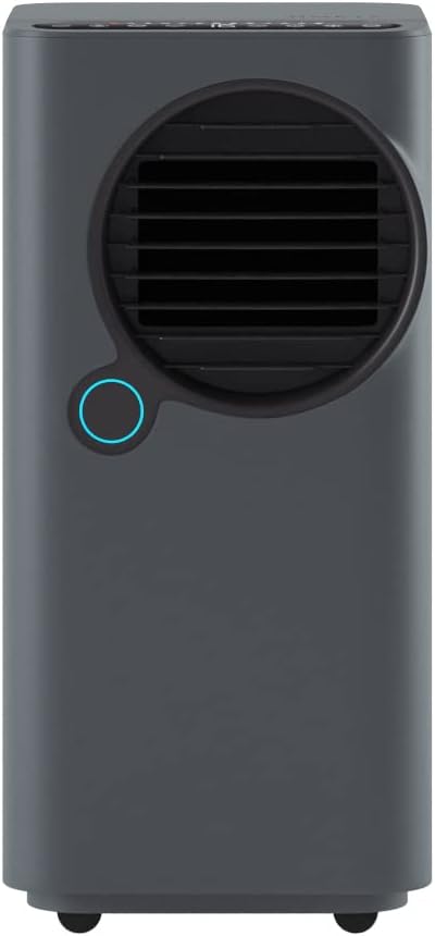 Ometa Air Portable Air Conditioners 7000BTU Home Cooling & Ventilation 4-in-1 Portable Air Conditioning Unit Wifi App Alexa Cooling/Heating Mode Sleep Mode Drying Mode Window Kits (Space Grey)
