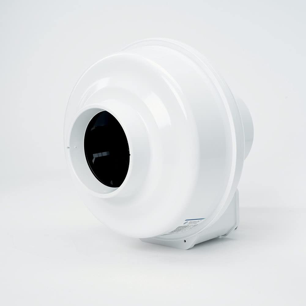 Fantech RN2 Radon Fan | 4 Inch | Quiet and Efficient Radon Mitigation | 220 Cfm White