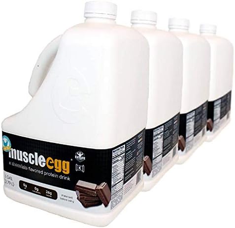 4 Gallons Chocolate MuscleEgg Liquid Egg Whites (Cage-Free)